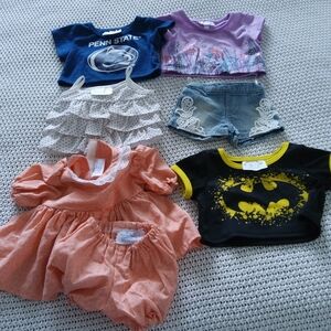 5 Build-A-Bear Workhop Dress Up Items And One Homemade Dress One Penn State T